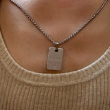 Nano Zohar Necklace - Eclipse Black & Silver