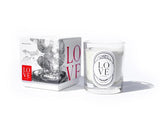 LOVE & LIGHT CANDLE - WOOD FIRE SCENT